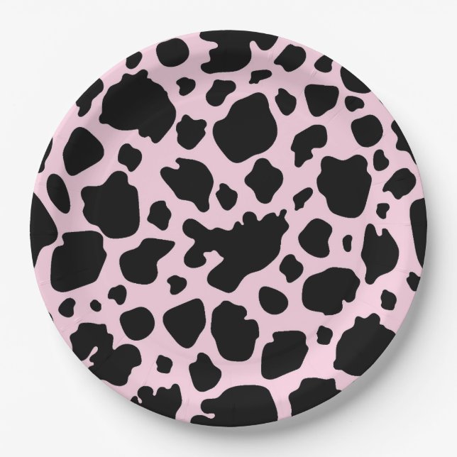 Kuh Druck auf Präsident Rosa Pappteller (Vorderseite)