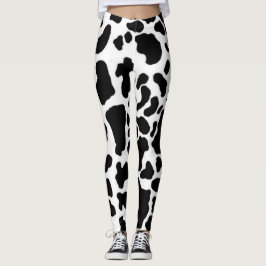 Kuh-Druck-Leggings Leggings
