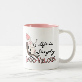 Kuh einfach moovelous Tshirts und Geschenke Zweifarbige Tasse