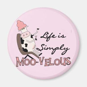 Kuh-einfach T-Shirts MOO-velous und Geschenke Magnet