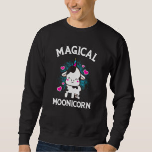 Kuh Einhorn Horn Ice Creme Sweatshirt