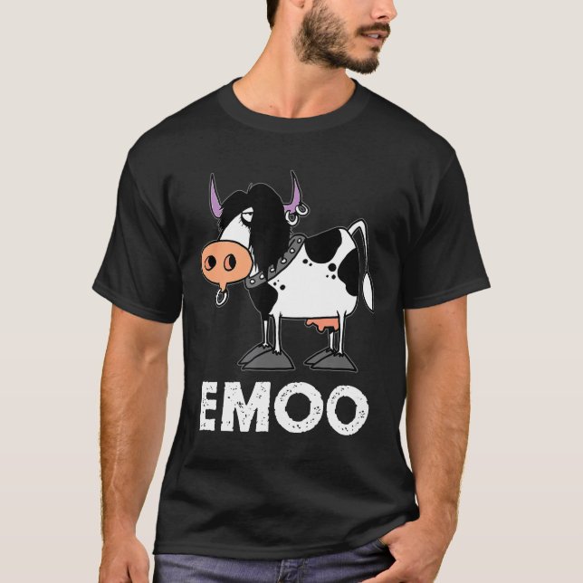 Kuh Emoo Kuh  Emo T-Shirt (Vorderseite)