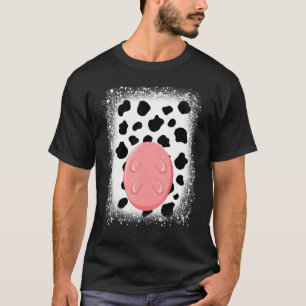 Kuh-Euter-Kostümdruck Halloween-Kostüm T-Shirt