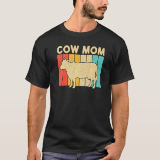 Kuh für Mama Mutterkuh Bauer Milchwirtschaft T-Shirt