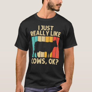 Kuh für Männer Frauen Rinderwadenfutter Bauer 1 T-Shirt