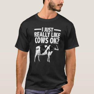 Kuh für Männer Frauen Rinderzucht Milchkuh T-Shirt