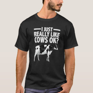 Kuh für Männer Frauen Rinderzucht Milchkuh T-Shirt