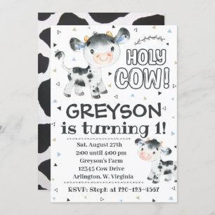 Kuh Geburtstag Einladung Heilige Kuh Einladung