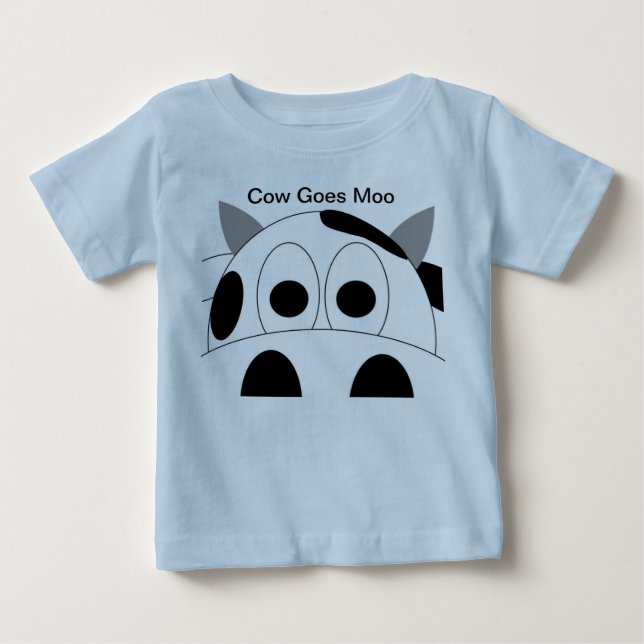 Kuh geht MOO-Kleinkind-T - Shirt (Vorderseite)
