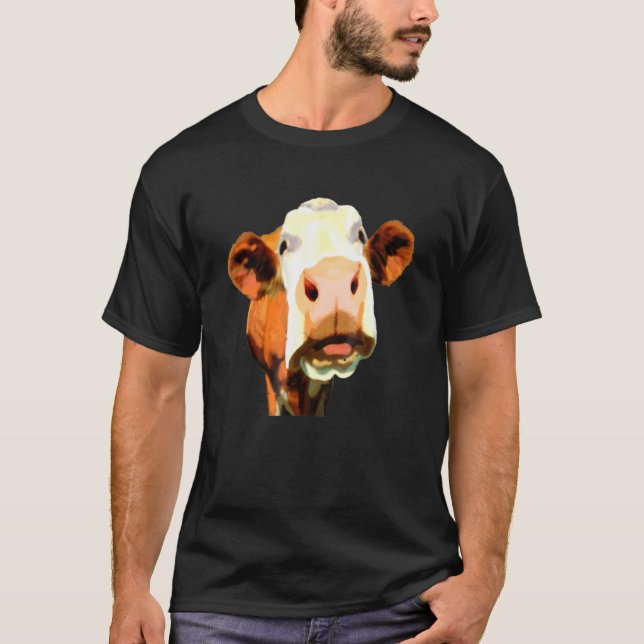 Kuh Gesicht T-Shirt (Vorderseite)