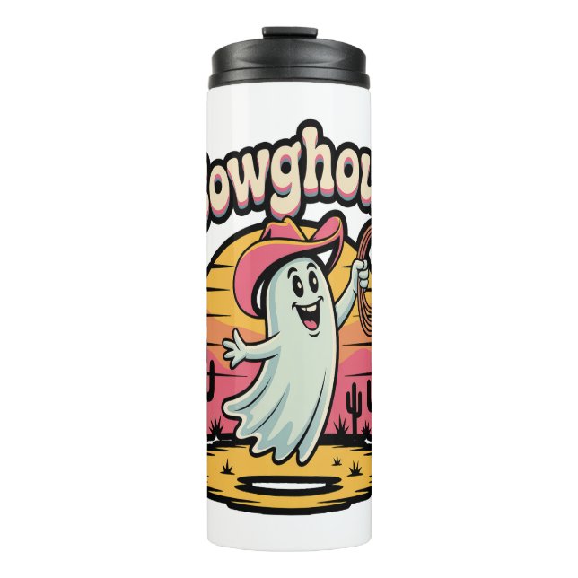 Kuh Ghoul Halloween Spooky Thermosbecher (Vorderseite)