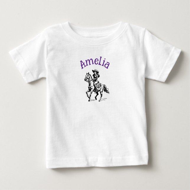 Kuh Girl Baby T-shirt (Vorderseite)
