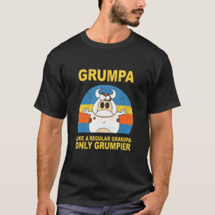 Kuh Grumpa wie ein normaler Opa, nur mürrischer Vi T-Shirt