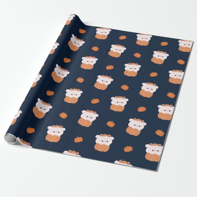 Kuh Halloween Geschenkpapier (Ungerollt)