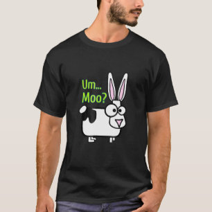 Kuh-Hase Um Moo-Alberne Kleidung T-Shirt