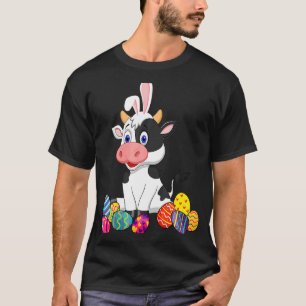 Kuh-Hasen-Ohr Mit Ei Ostern Ostertag Klassiker T-Shirt