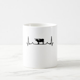 Kuh Heartbeat Farms Moo Animal Gift Mama Vater Kaffeetasse