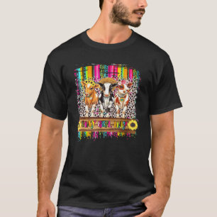 Kuh Heu Mädchen Heu Kuh Färse T-Shirt