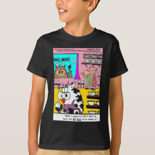 Kuh im China Shop Funny Mugs T-Shirts Karten und G