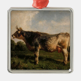 Kuh in einem Feld (Zuchttier) (von Filippo Palizzi Ornament Aus Metall