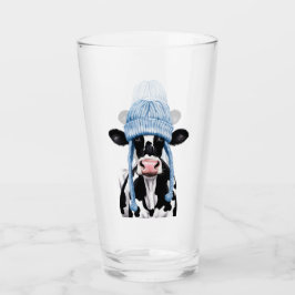 Kuh in einem Hut. Glas