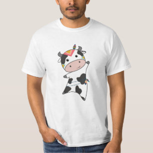 Kuh Indian Feathers Carnival Beef Kühe T-Shirt