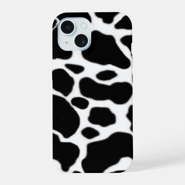 Kuh iPhone 15 Hülle (Rückseite)