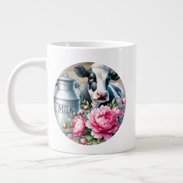 Kuh Jumbo  Jumbo-Tasse (Links)