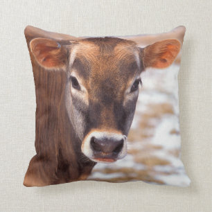 Kuh-Kalb-Gesicht Kissen