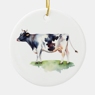 Kuh Keramik Ornament