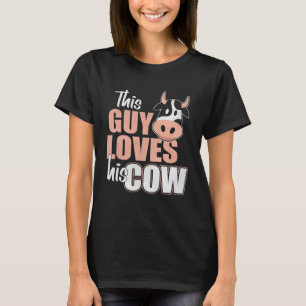 Kuh Landwirtschaft Kuh Bauer Männer Jungen Kinder T-Shirt