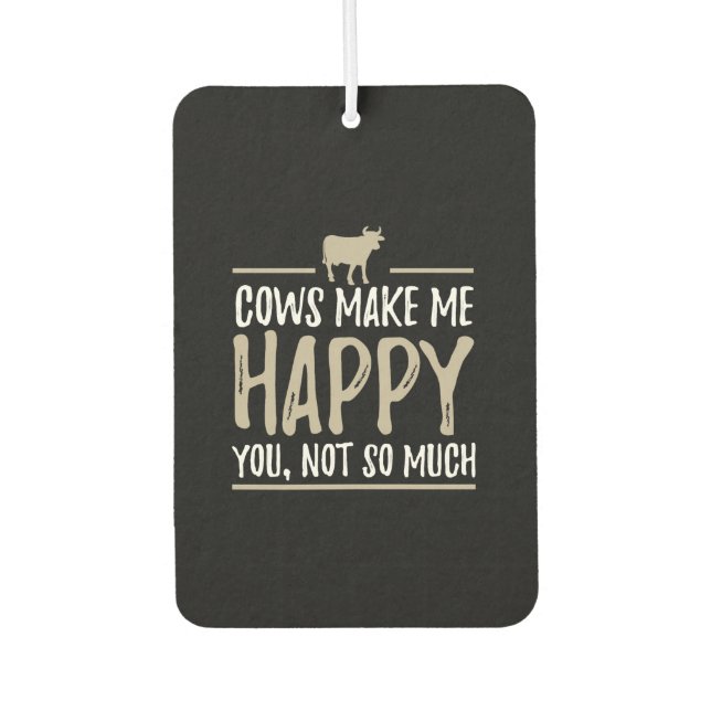 Kuh Landwirtschaft Kühe Rinder Autolufterfrischer (Vorderseite)