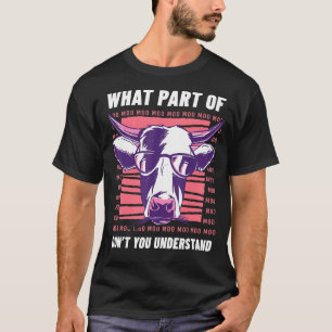Kuh  landwirtschaftliches Tier Kalb Highland-Rind  T-Shirt