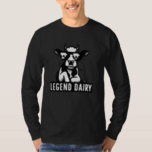 Kuh LEGENDE MILCHWIRTSCHAFT Lustige Kuh Wortspiel T-Shirt