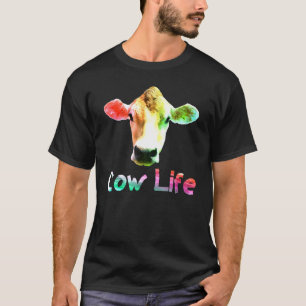 Kuh Life Bauer Geflügel Milcherzeugnisse Vegane Ja T-Shirt