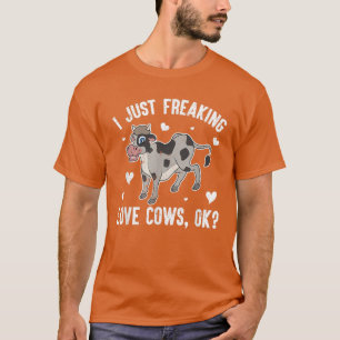 Kuh Lover Bauer Hübscher landwirtschaftlicher Betr T-Shirt