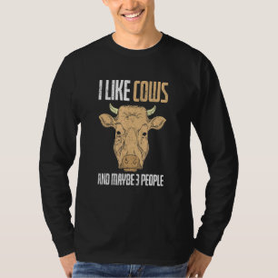 Kuh Lover Bauer Zuchtbetrieb Tierzucht Niedlich Co T-Shirt