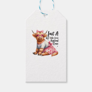 Kuh Lover nur ein Mädchen, das die Hochlandkühe-Li Geschenkanhänger