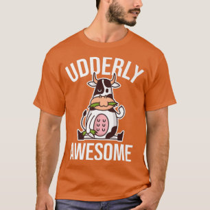 Kuh Lover Rind Bauer Puder Udder Ungeordnet Phanta T-Shirt