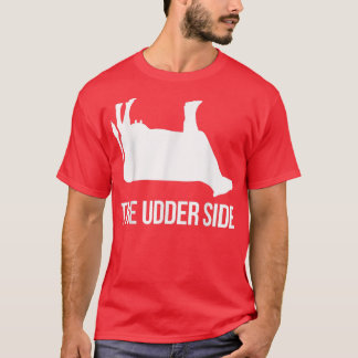 Kuh Lover Rind Bauer Udder Side Puck Kuh T-Shirt