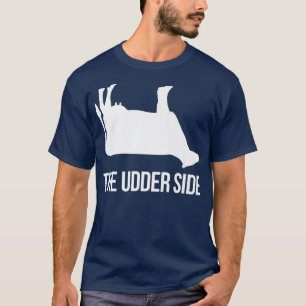 Kuh Lover Rind Bauer Udder Side Puck Kuh T-Shirt