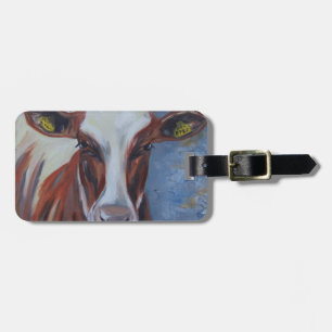 Kuh-Malerei, Kuh-Dekor, Kuh-Kunst, Milchkuh Gepäckanhänger