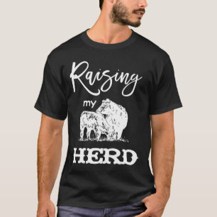 Kuh-Mama-Familie, die meine Herde aufzieht, Farmle T-Shirt
