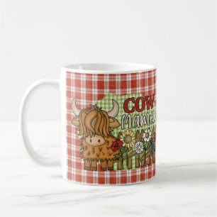 Kuh Mama-Scottish Highland Coffee Tasse
