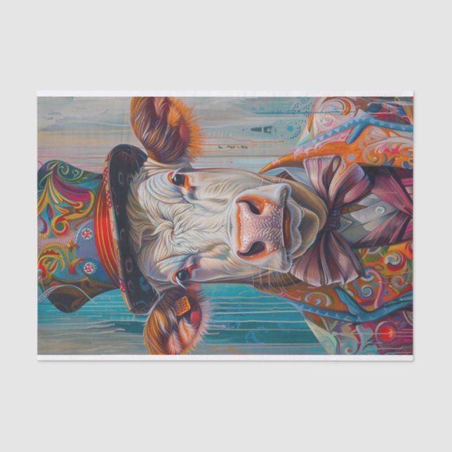 Kuh Mania2 Seidenpapier (Vorderseite)