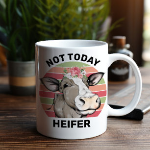 Kuh Meme heute nicht Heifer Kaffeetasse