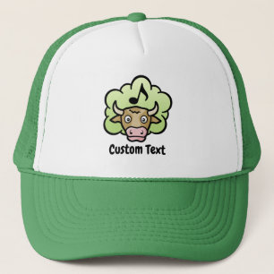 Kuh Methan Cartoon Trucker Hat Truckerkappe