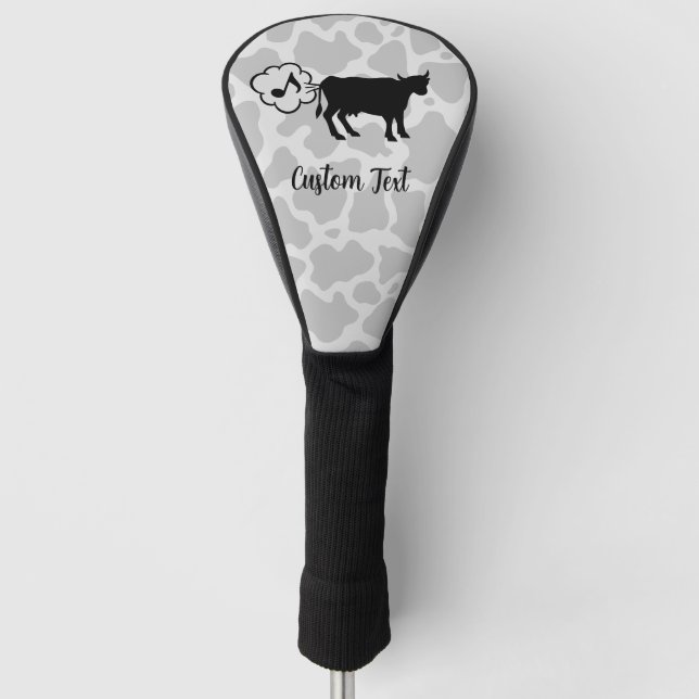 Kuh Methan Icon Golf Head Cover Golf Headcover (Vorderseite)