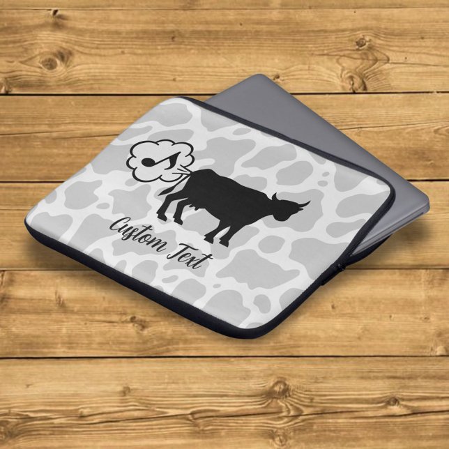 Kuh Methan Icon Laptop Sleeve (Von Creator hochgeladen)