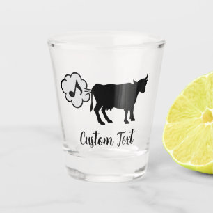 Kuh Methan Icon Shot Glass Schnapsglas